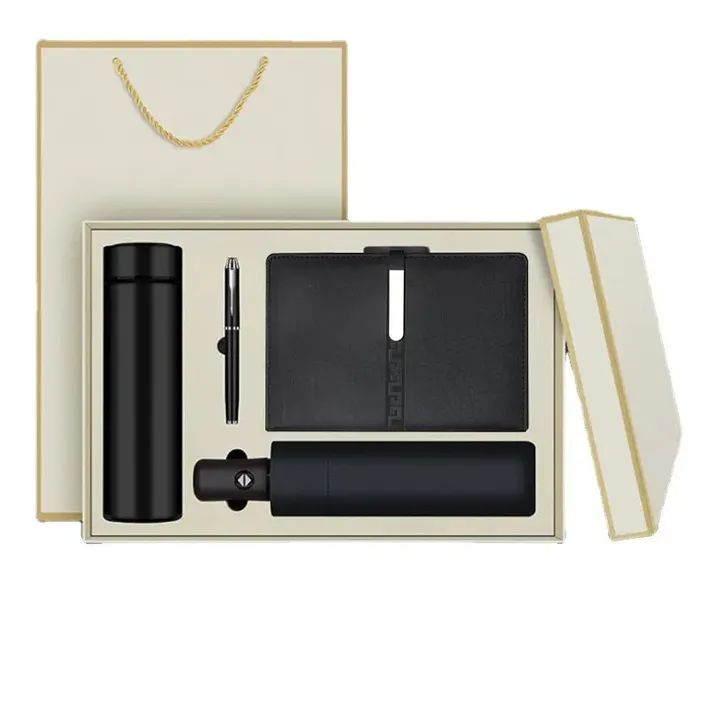 Gift Set แก้วเก็บอุณหภูมิ สมุด ปากกา และร่มพับ